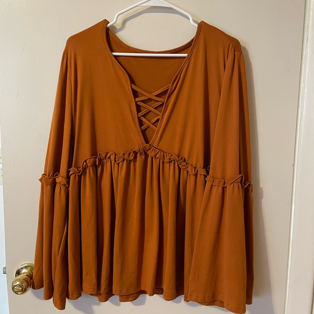 XL burnt orange Shirt